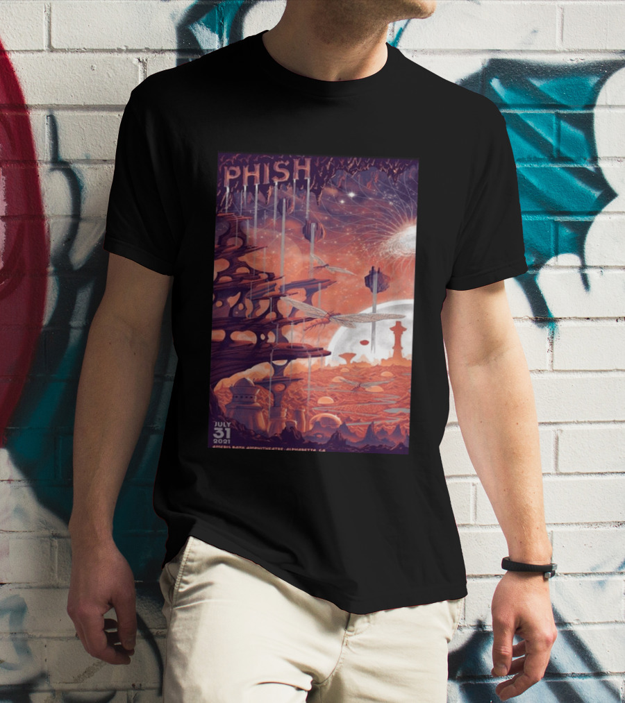 Phish Concert Alpharetta GA July 31 2021 T-Shirt