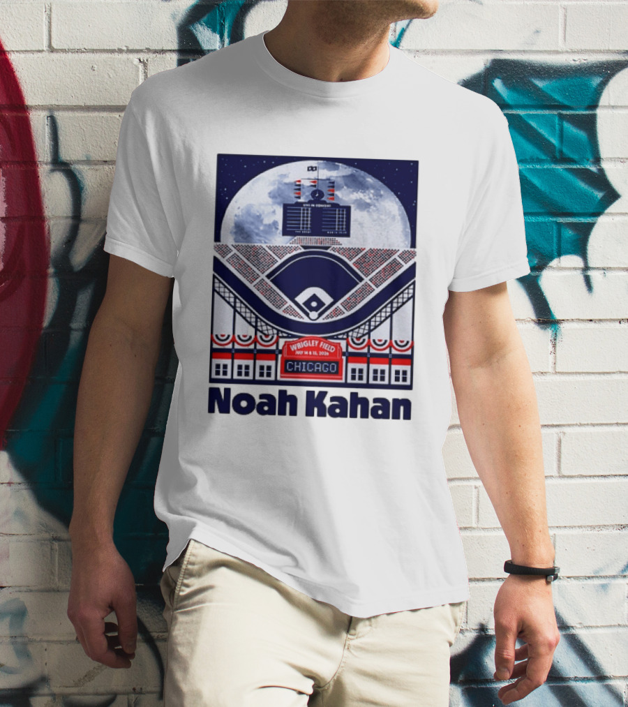 Noah Kahan Live In Concert Wrigley Field July 14 15 2023 Chicago T-Shirt