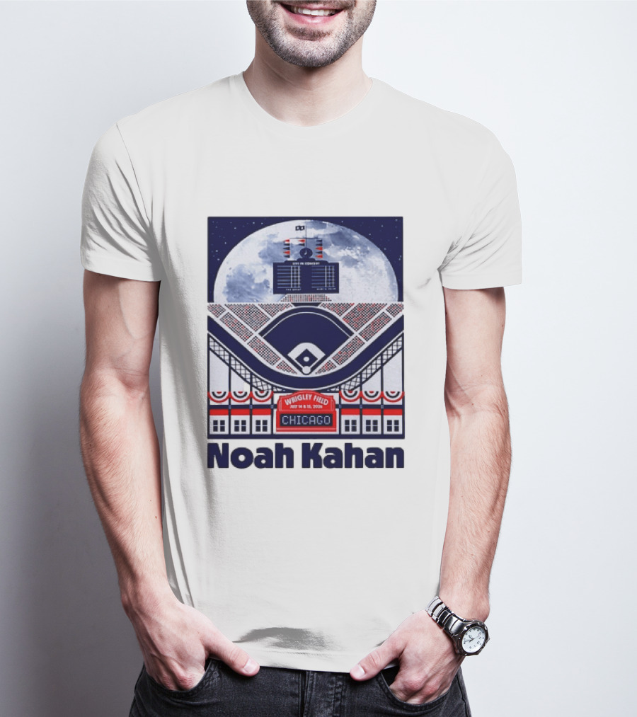 Noah Kahan Live In Concert Wrigley Field July 14 15 2023 Chicago T-Shirt