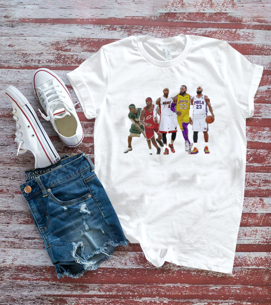 LeBron James St Vincent St Mary Cavs Heat Lakers 76ers Journey T-Shirt
