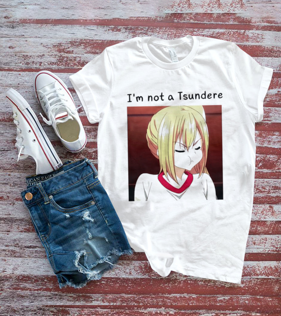 I'm Not A Tsundere Mai Kawakami Anime Character Expression T-Shirt