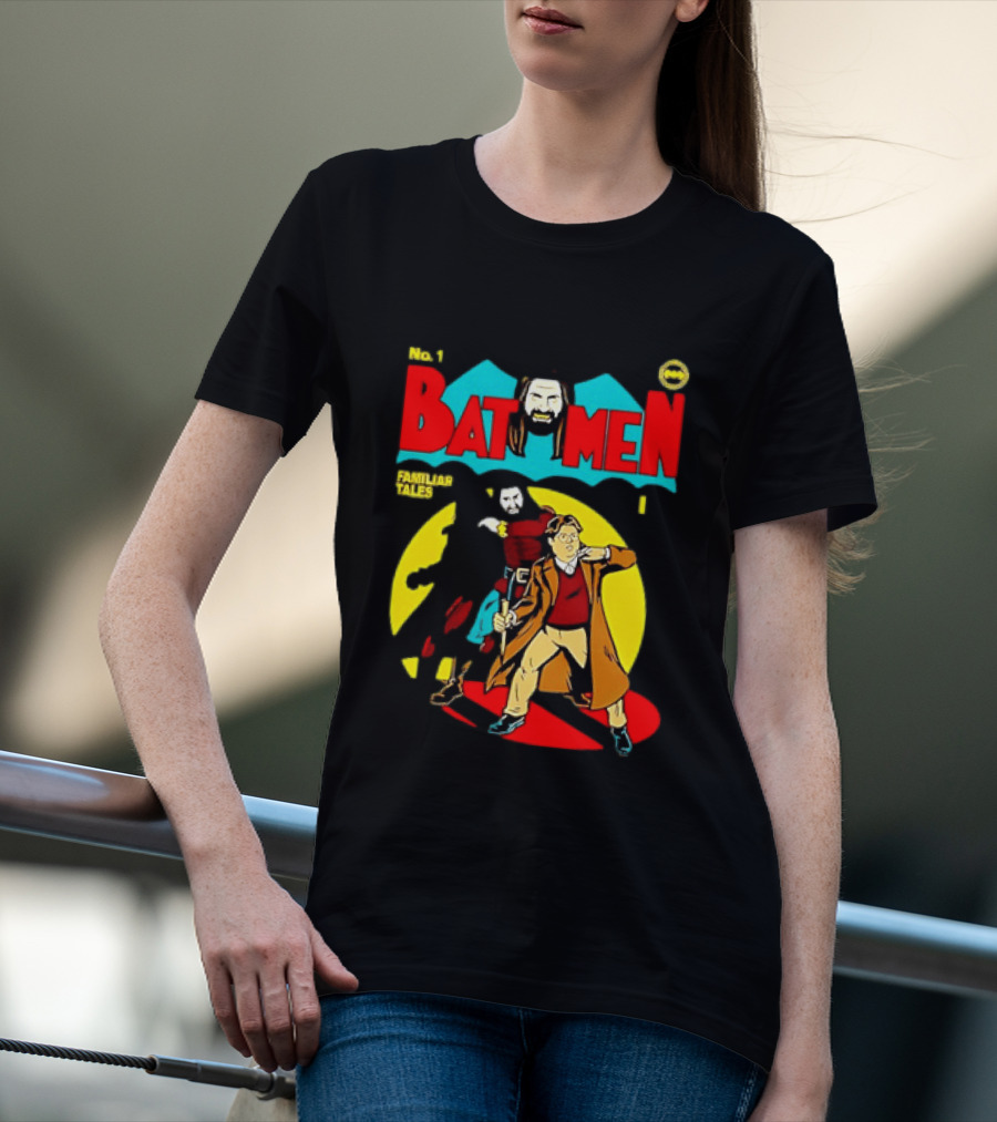 No 1 Bat Men Familiar Tales What We Do In The Shadows T-Shirt