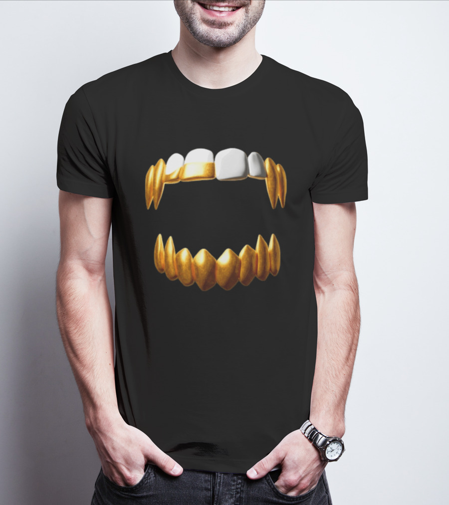 Sid The 3Rd Shop Store Gold Teeth Grillz T-Shirt