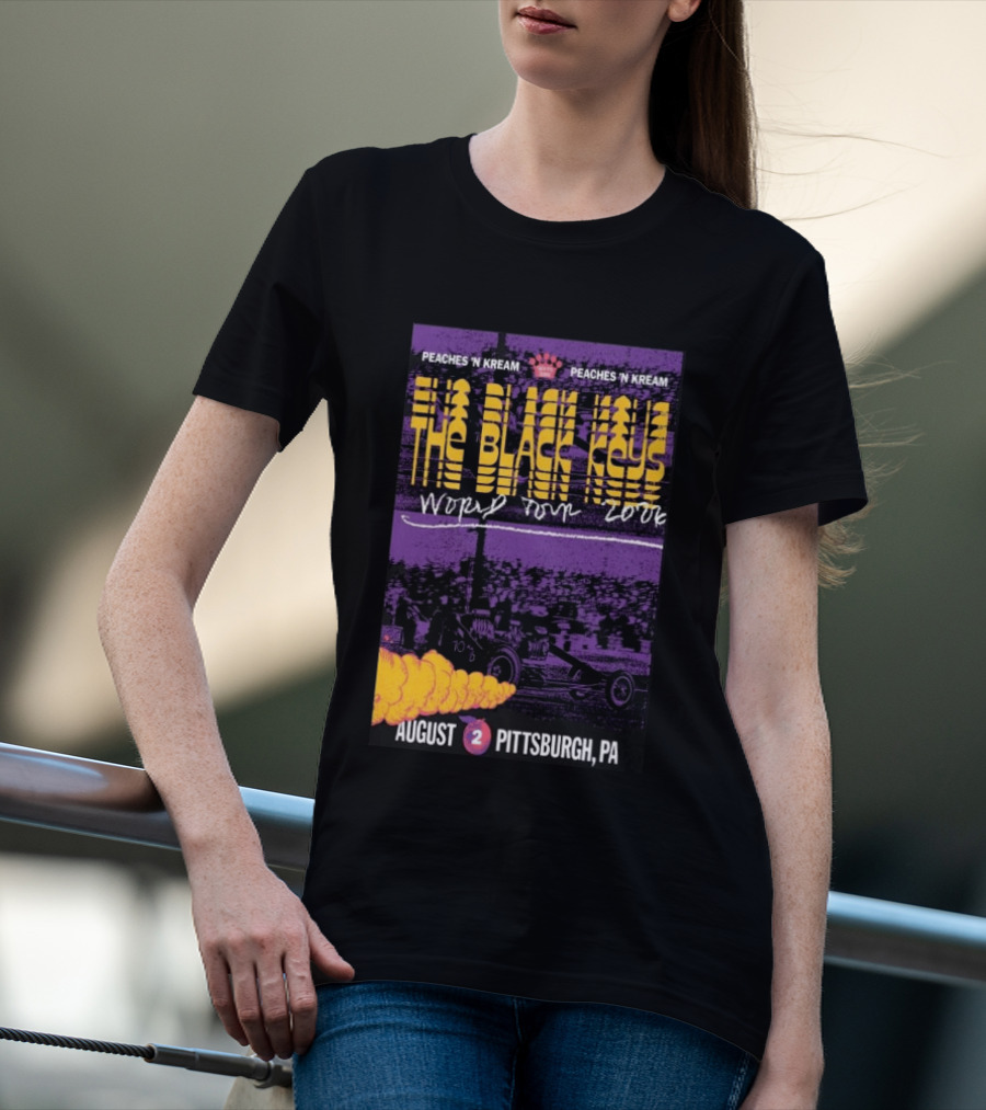 The Black Keys World Tour 2026 Peaches 'N Kream August Pittsburgh PA T-Shirt