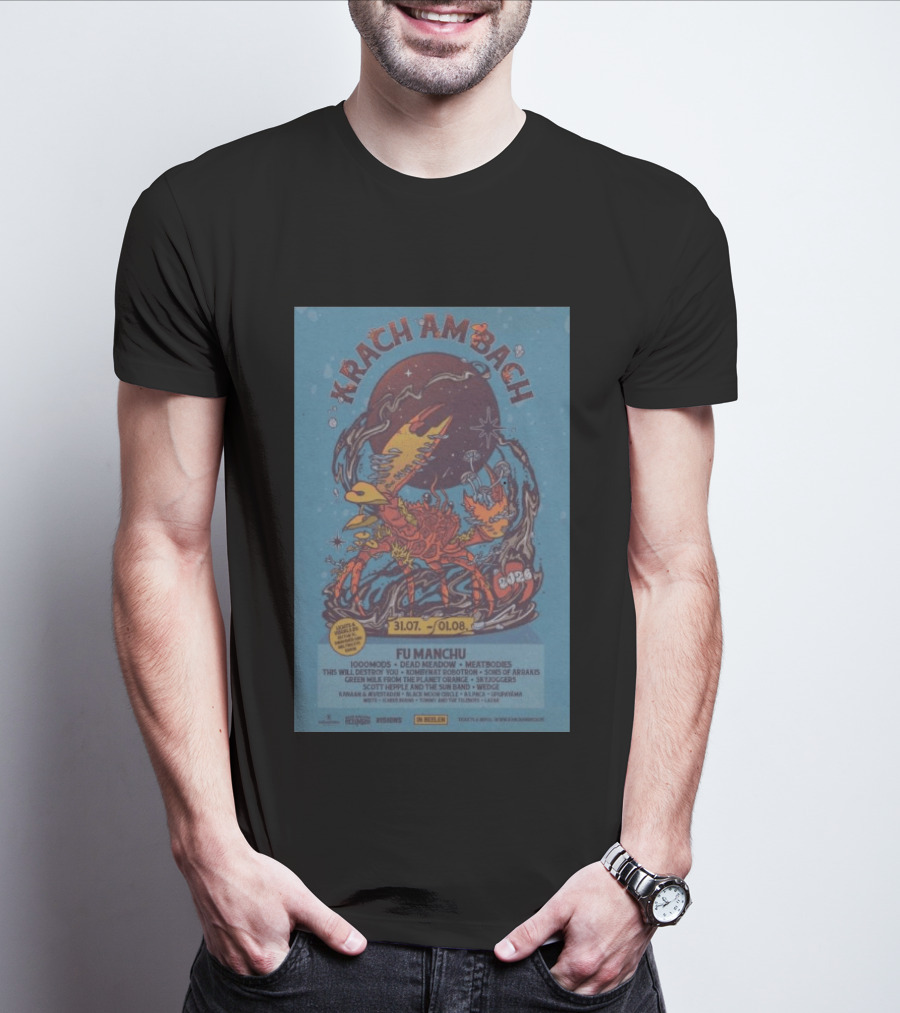 Krachambach Festival 2026 Fu Manchu Lineup And Dates T-Shirt