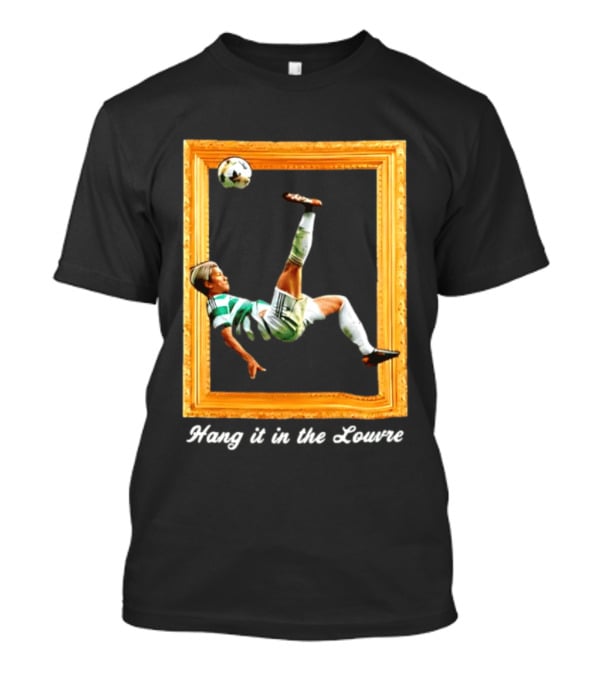 Kyogo Furuhashi Celtic FC Hang It In The Louvre Soccer Art футболка T-Shirt