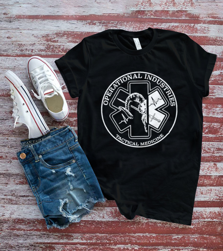 Operational Industries Tactical Medicine Star Of Life With Snake T-Shirt