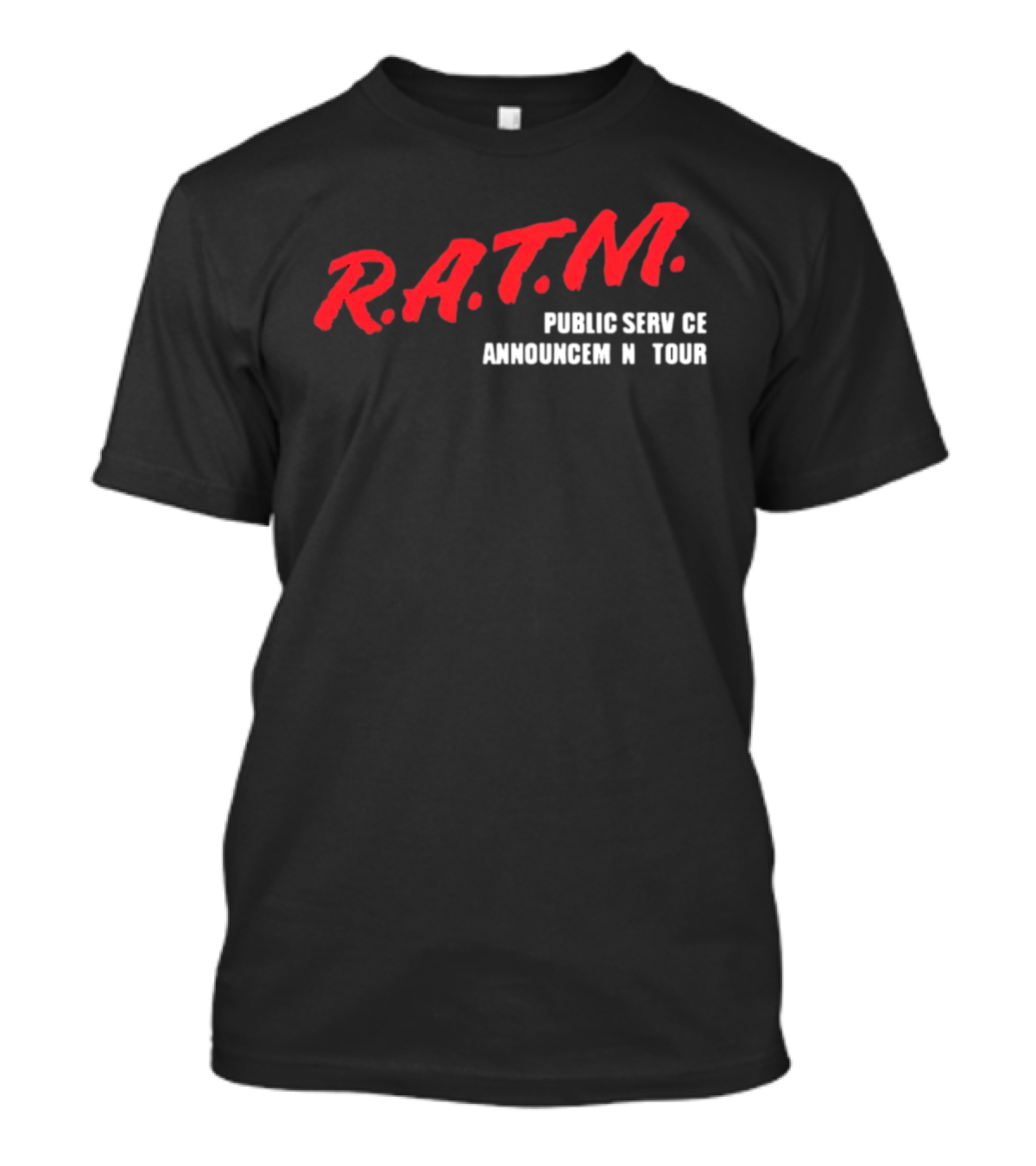Rage Against The Machine R.A.T.M. Public Service Announcement Tour T-Shirt