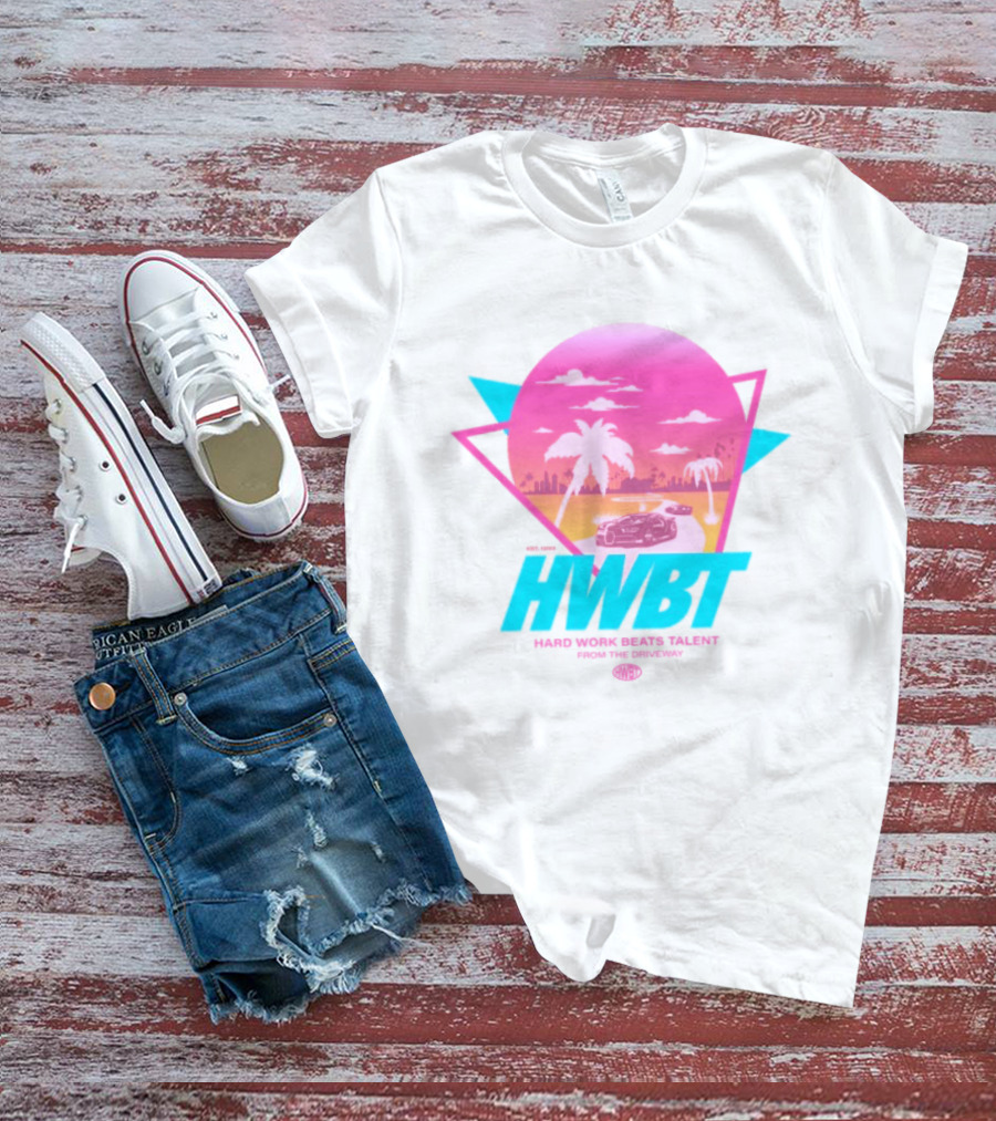 HWBT Miami Dreams Sunset Drive Neon T-Shirt