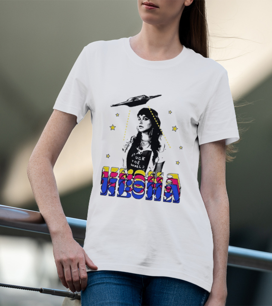 Kesha UFO Space Stars Tie Dye T-Shirt