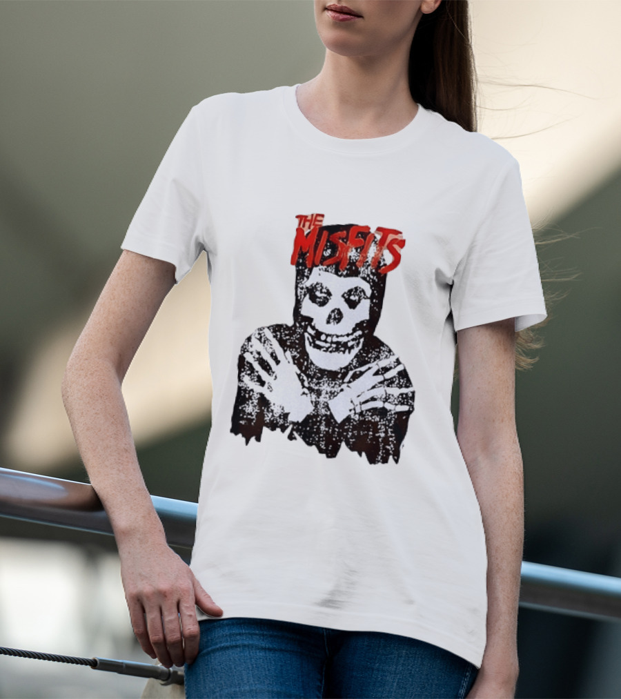 The Misfits Crimson Ghost Skull Punk Rock T-Shirt