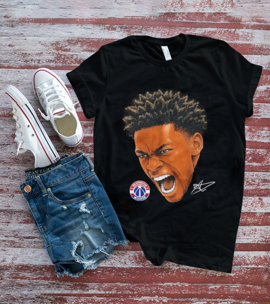 Bilal Coulibaly Washington Wizards NBA Big Face Player T-Shirt