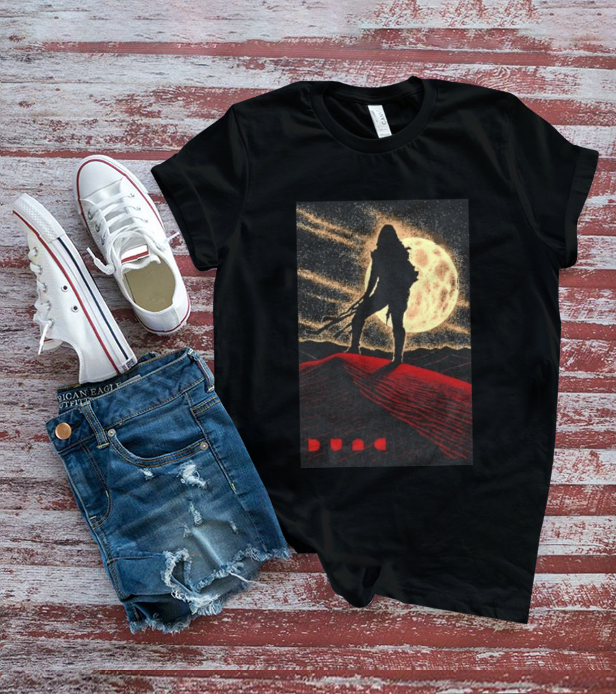 Paul Atreides Dune Arrakis Desert Moon Scene T-Shirt