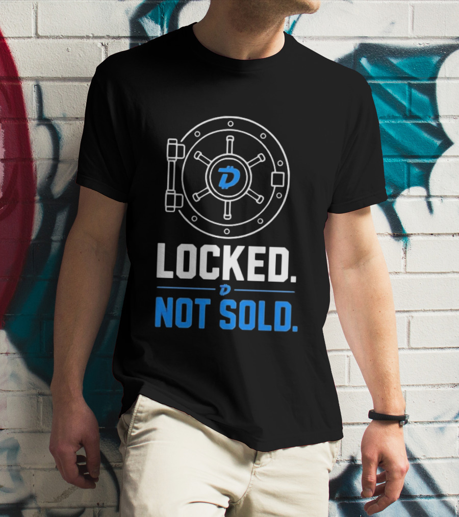 Digibyte Cryptocurrency Vault Locked Not Sold T-Shirt