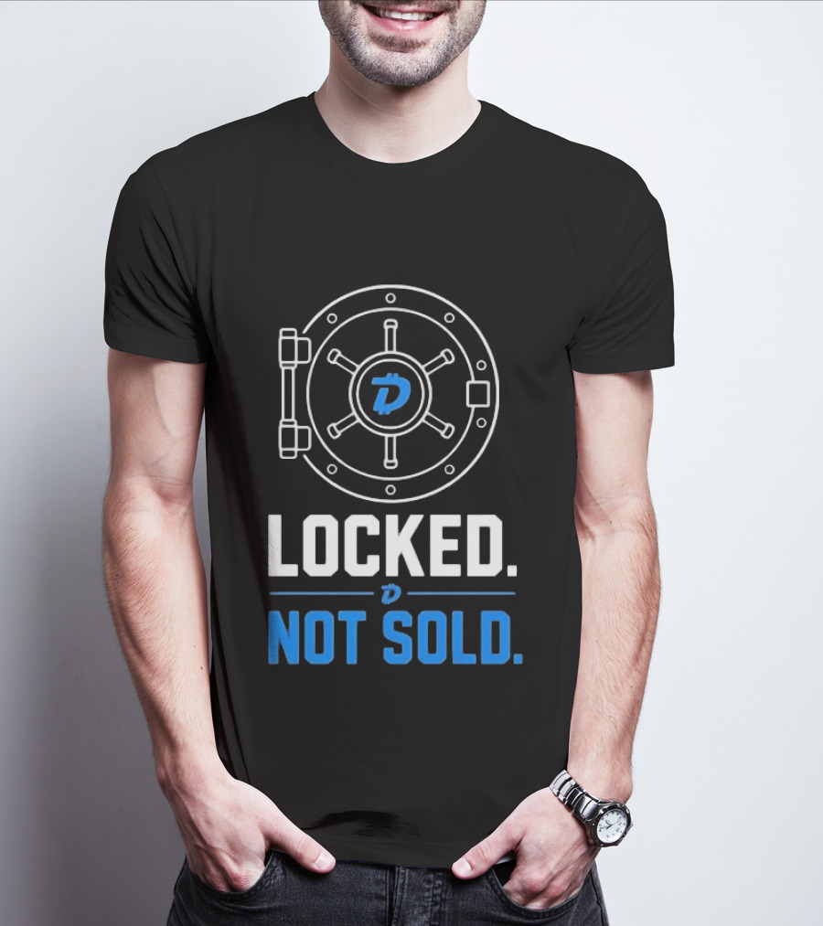 Digibyte Cryptocurrency Vault Locked Not Sold T-Shirt