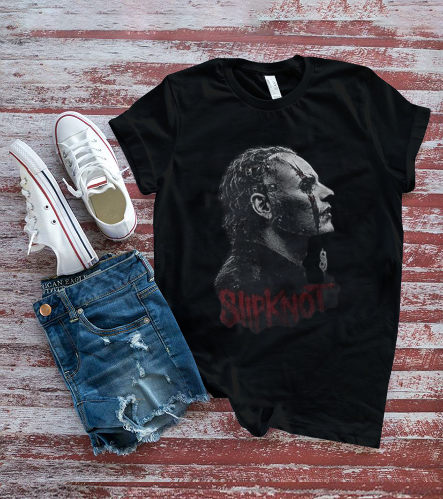 Slipknot People Like Sht Duality Band Mask Profile T-Shirt