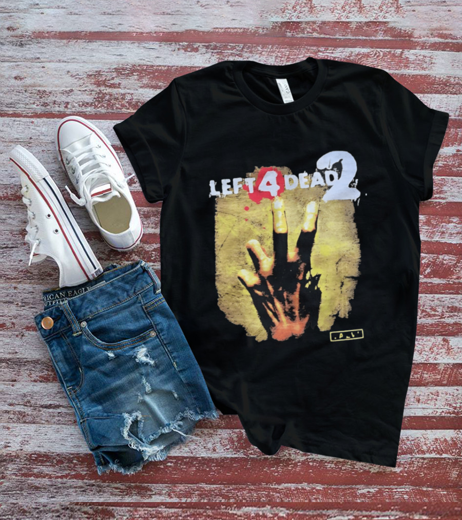 Left 4 Dead 2 Zombie Hand Valve Video Game Survival T-Shirt