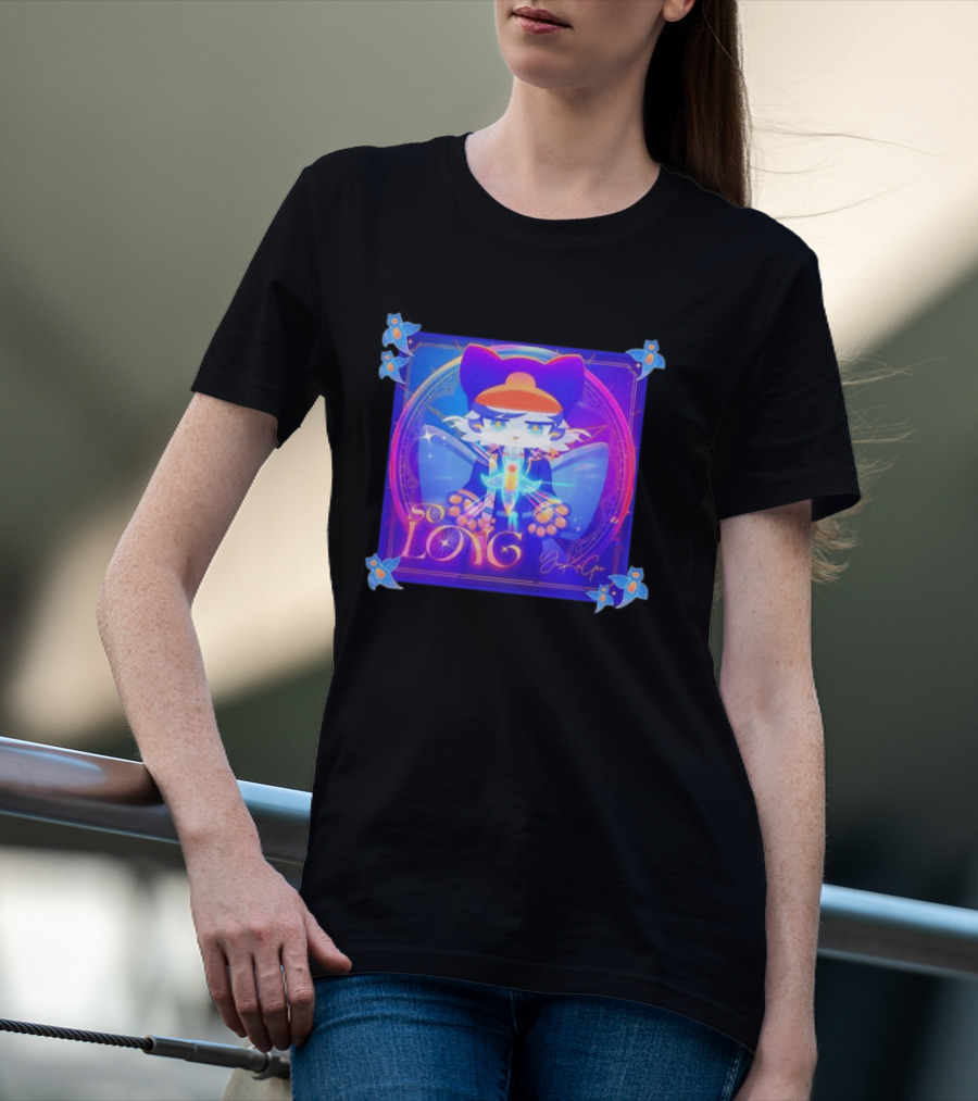So Long YonKaGor Vibrant Anime Cat With Butterfly Aura T-Shirt