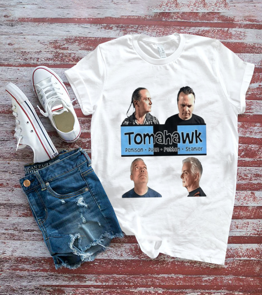Tomahawk Denison Dunn Patton Stanier Band Members Portraits T-Shirt