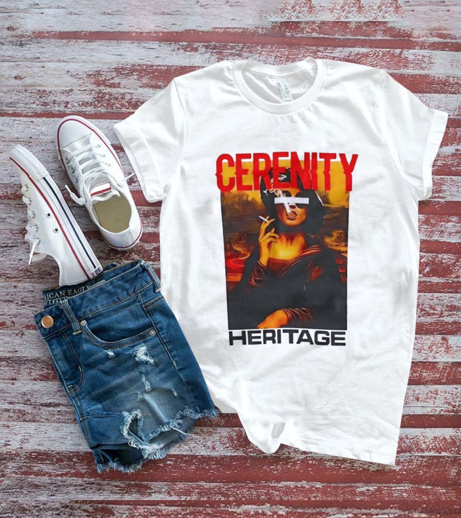 Cerenity Heritage Mona Lisa Smoking T-Shirt