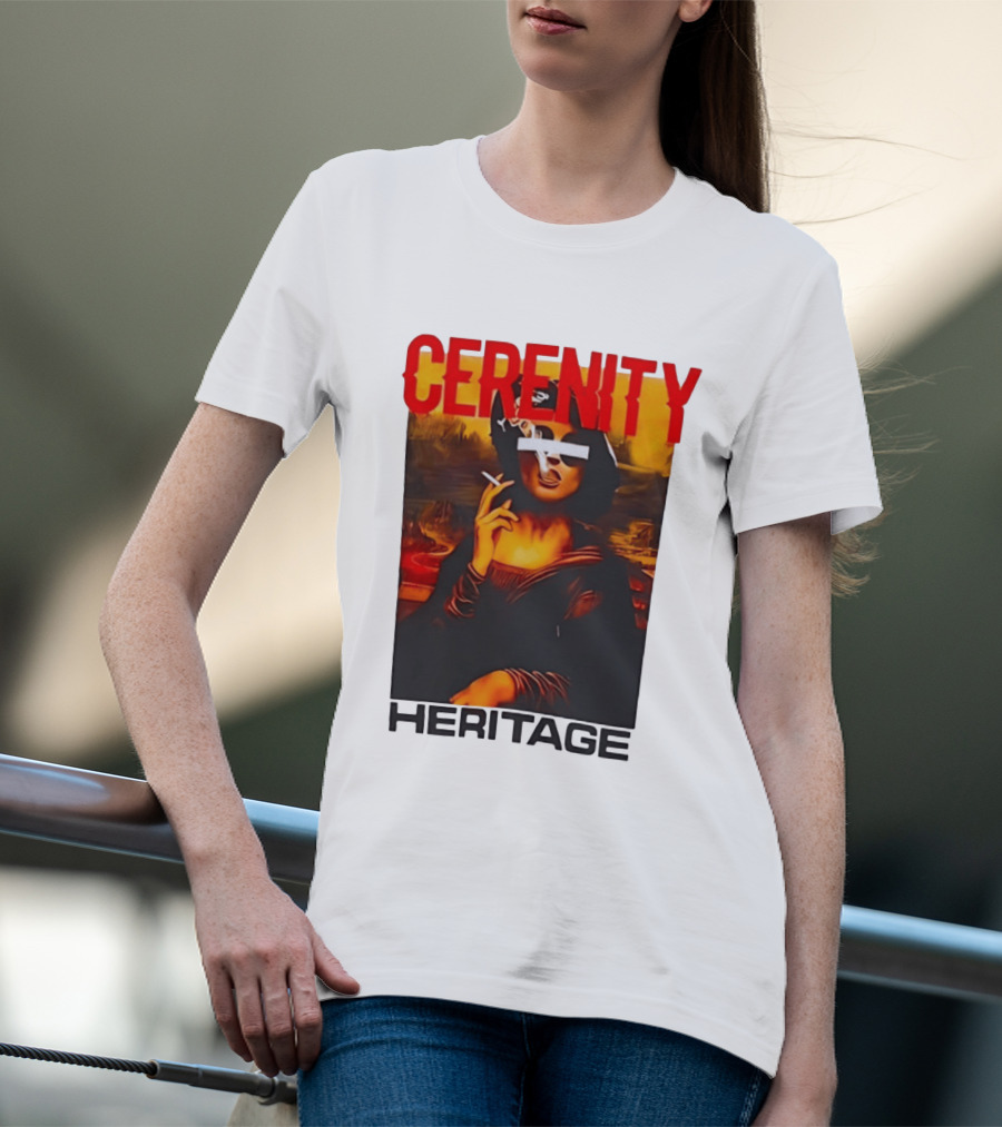Cerenity Heritage Mona Lisa Smoking T-Shirt
