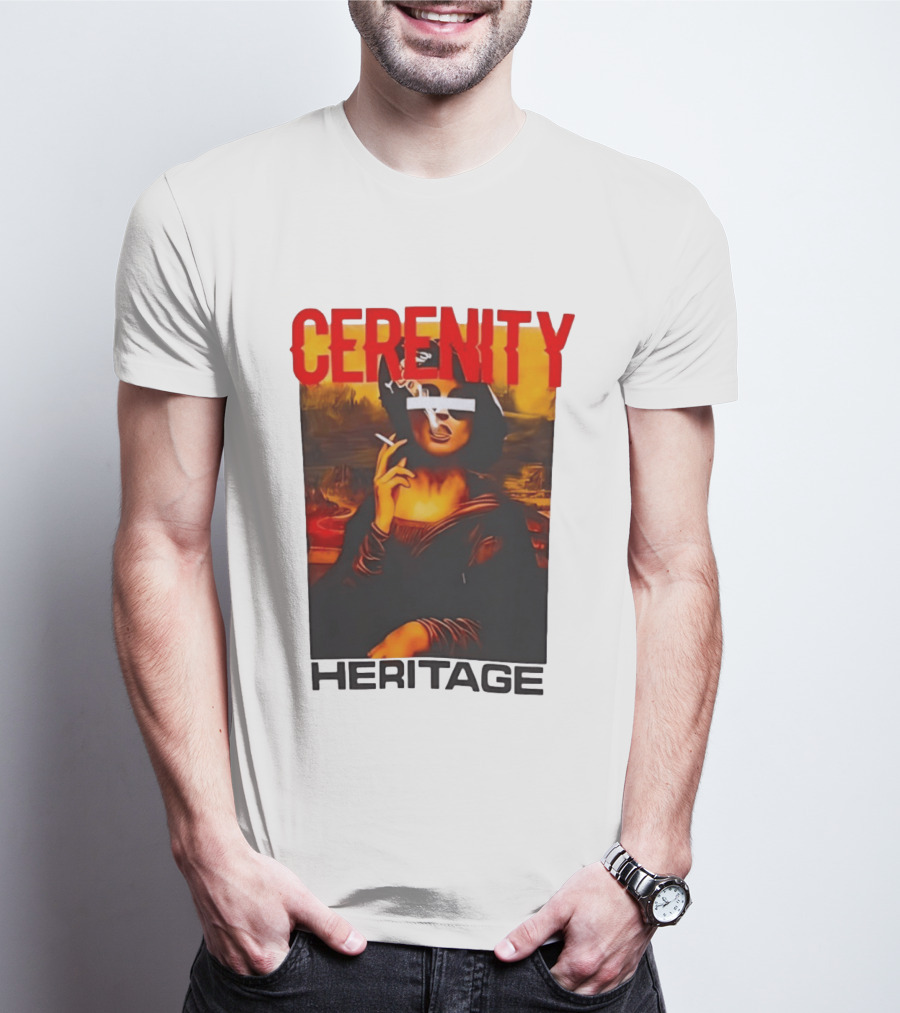 Cerenity Heritage Mona Lisa Smoking T-Shirt