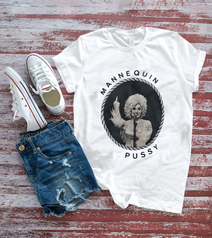Mannequin Pussy Dolly Parton Country Music Finger T-Shirt