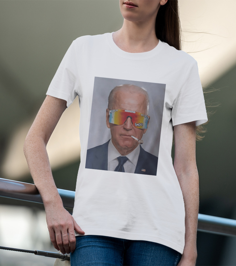 Joe Biden Pit Viper Sunglasses Smoking Pipe President T-Shirt