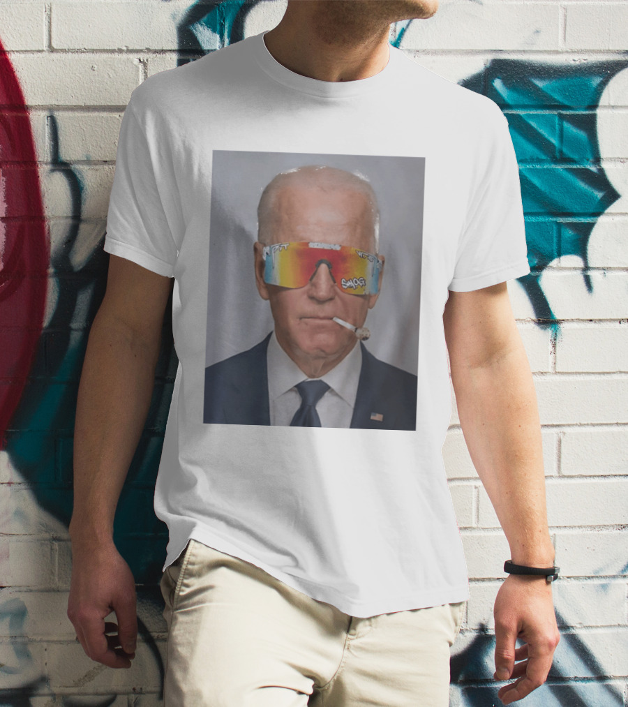 Joe Biden Pit Viper Sunglasses Smoking Pipe President T-Shirt