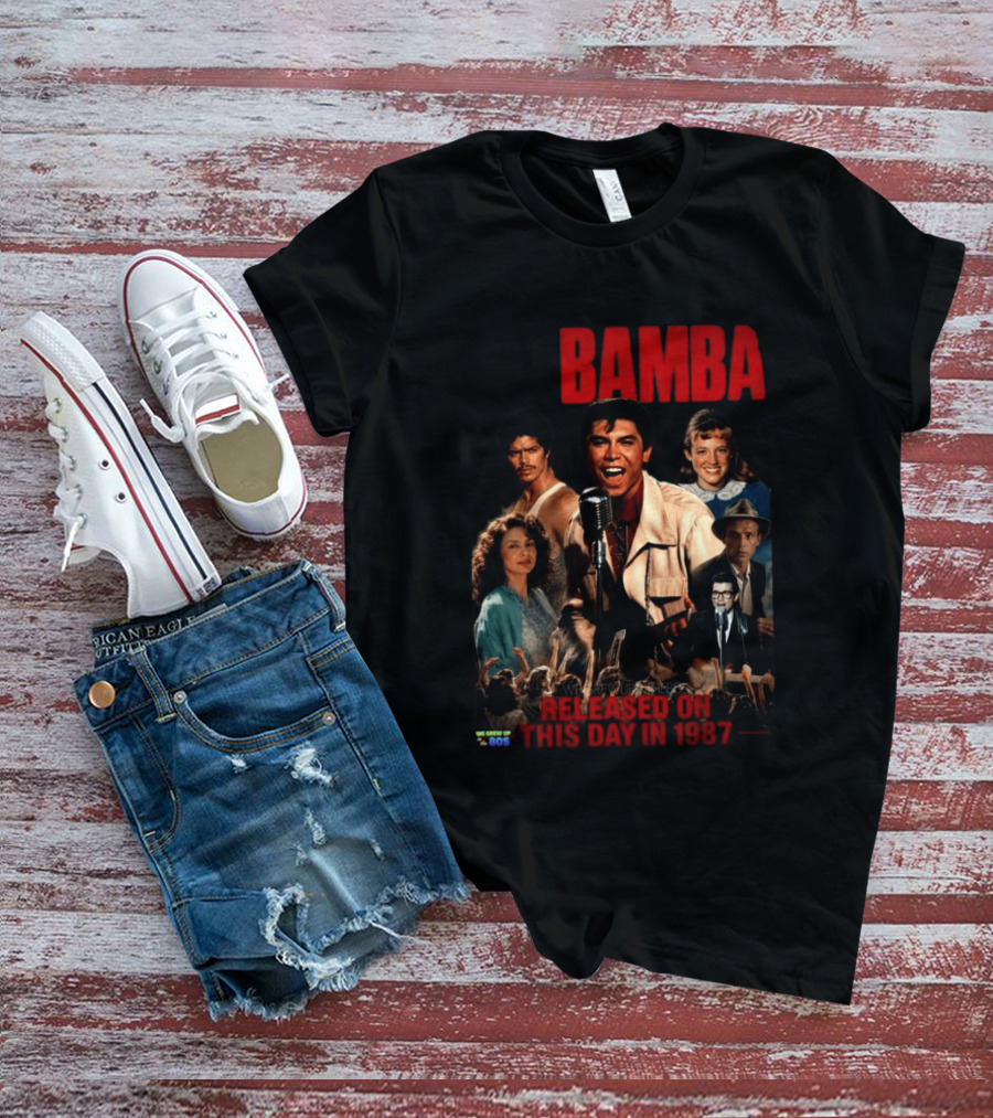 Bamba Released On This Day In 1987 80s Movie T-Shirt