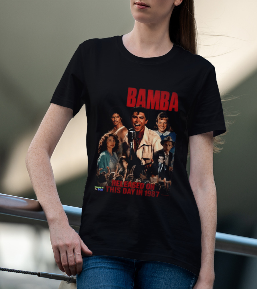 Bamba Released On This Day In 1987 80s Movie T-Shirt