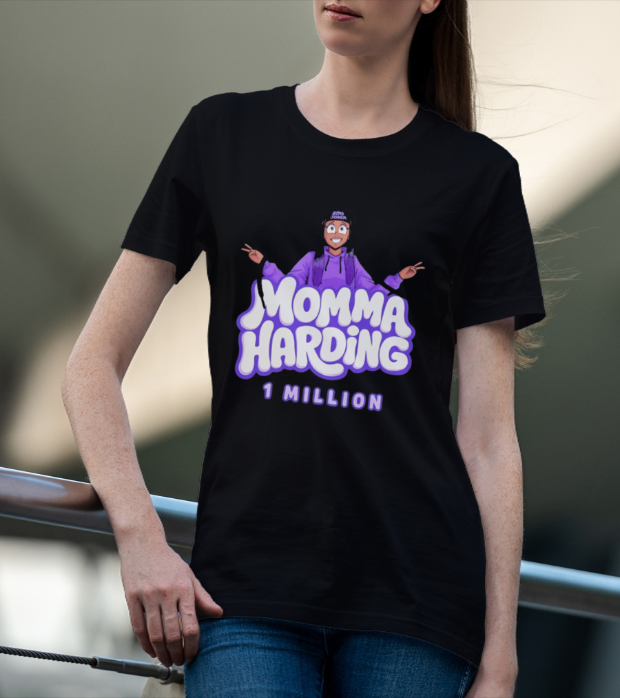 Momma Harding Stay Sober 1 Million Content Creator Celebration T-Shirt