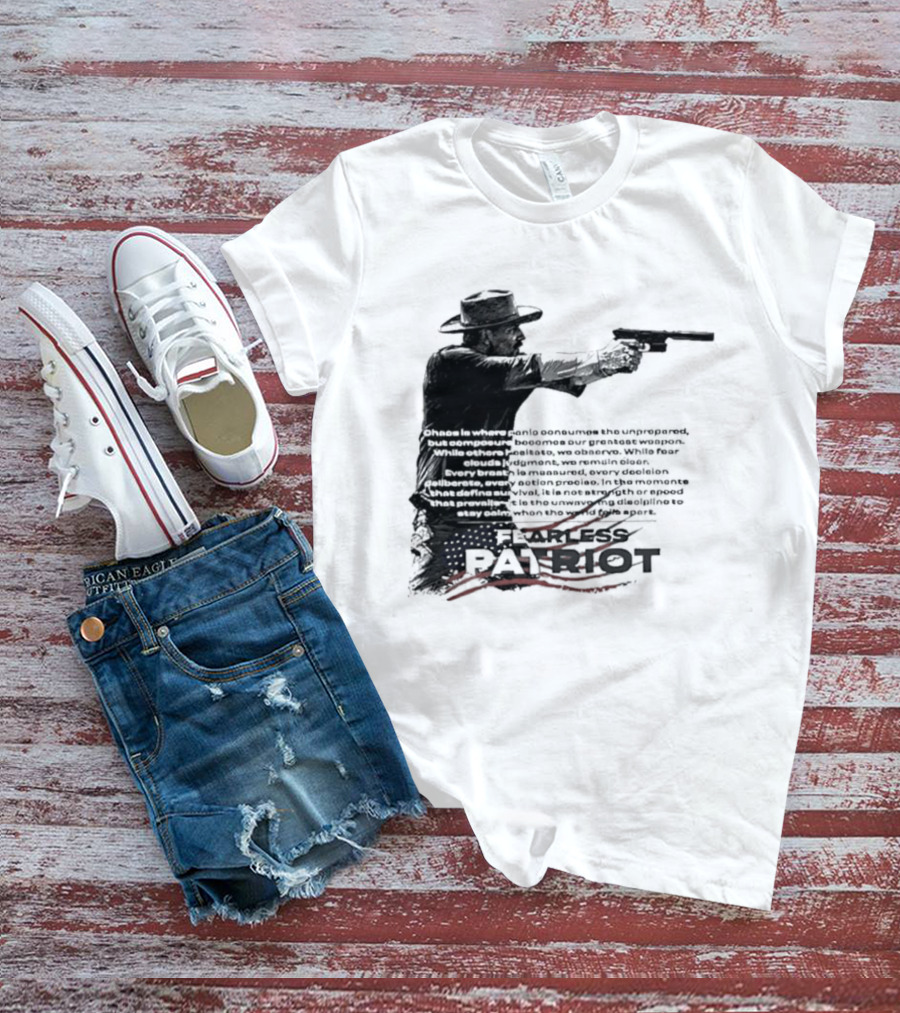 Jordan Salinas Fearless Patriot Hero T-Shirt
