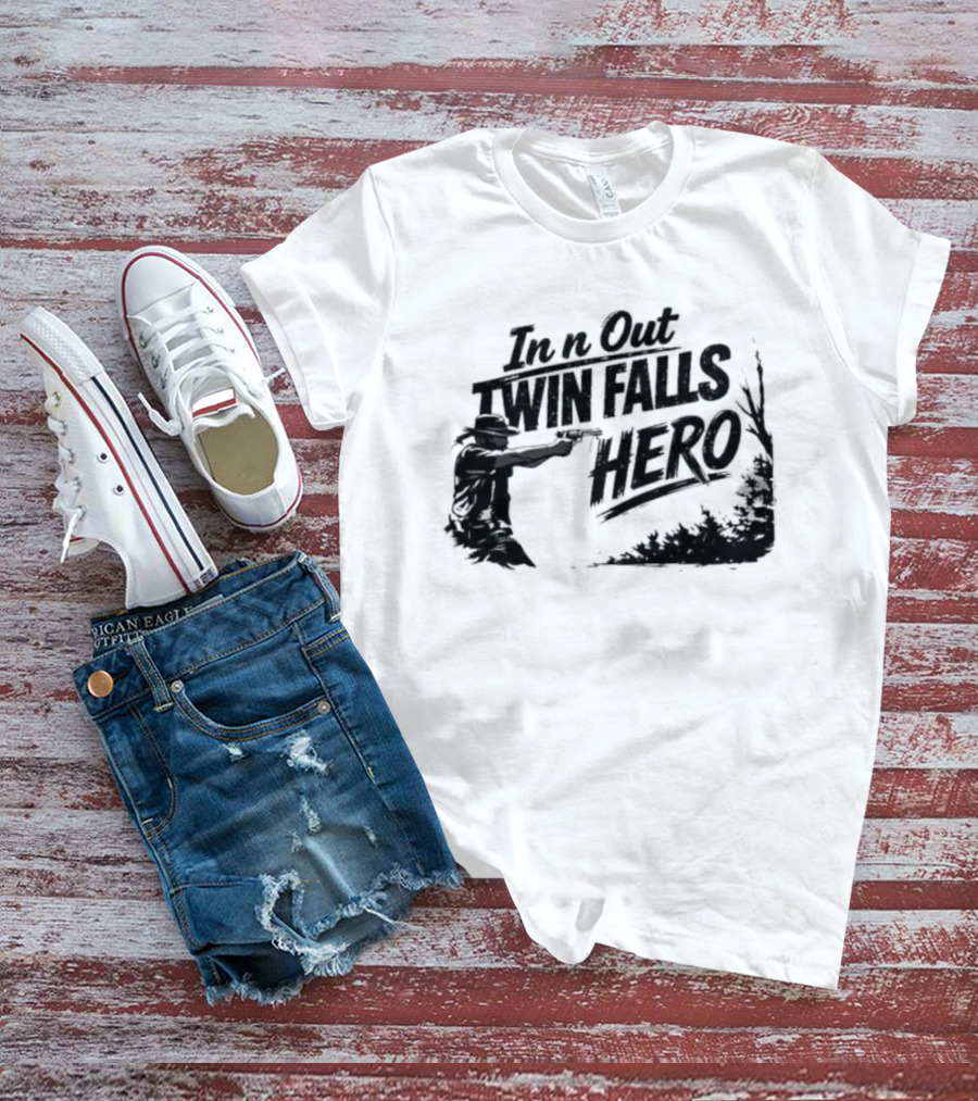 In N Out Twin Falls Hero Jordan Salinas Idaho T-Shirt