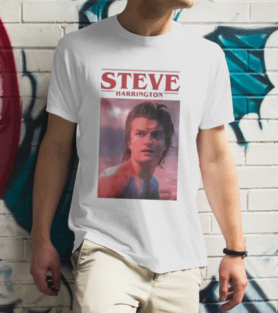 Steve Harrington Vintage Aesthetic Stranger Things Joe Keery T-Shirt