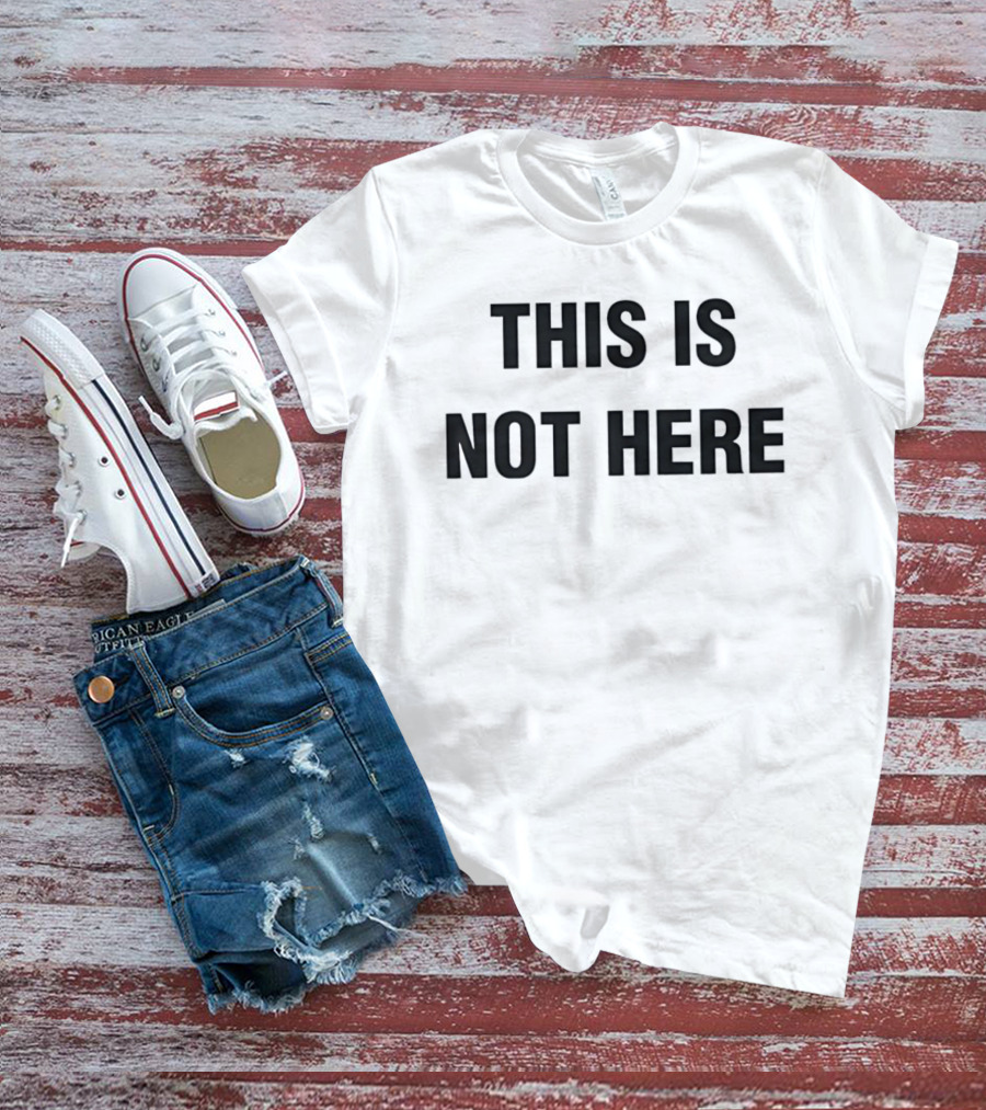 This Is Not Here Yoko Ono Conceptual T-Shirt