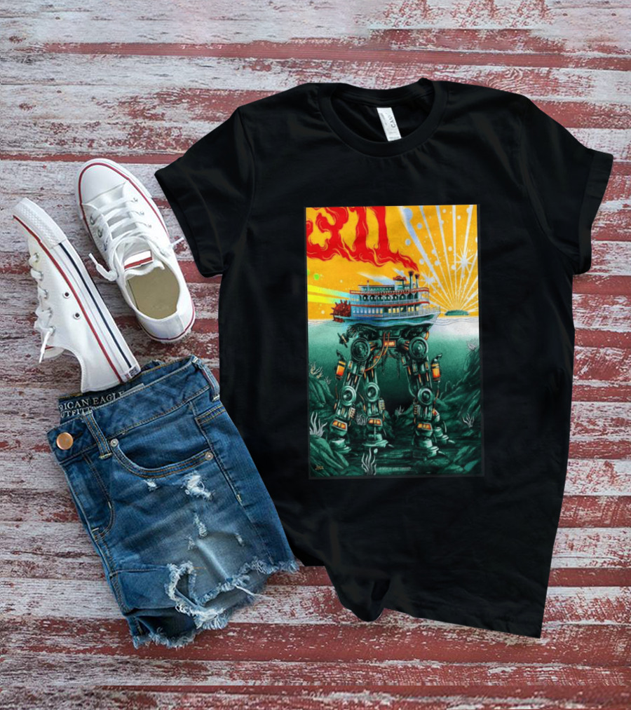 311 Kansas City MO 2026 Steamboat Robot T-Shirt
