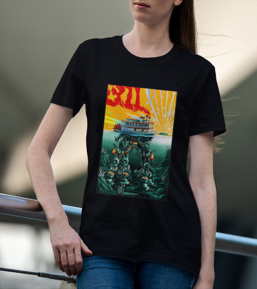 311 Kansas City MO 2026 Steamboat Robot T-Shirt