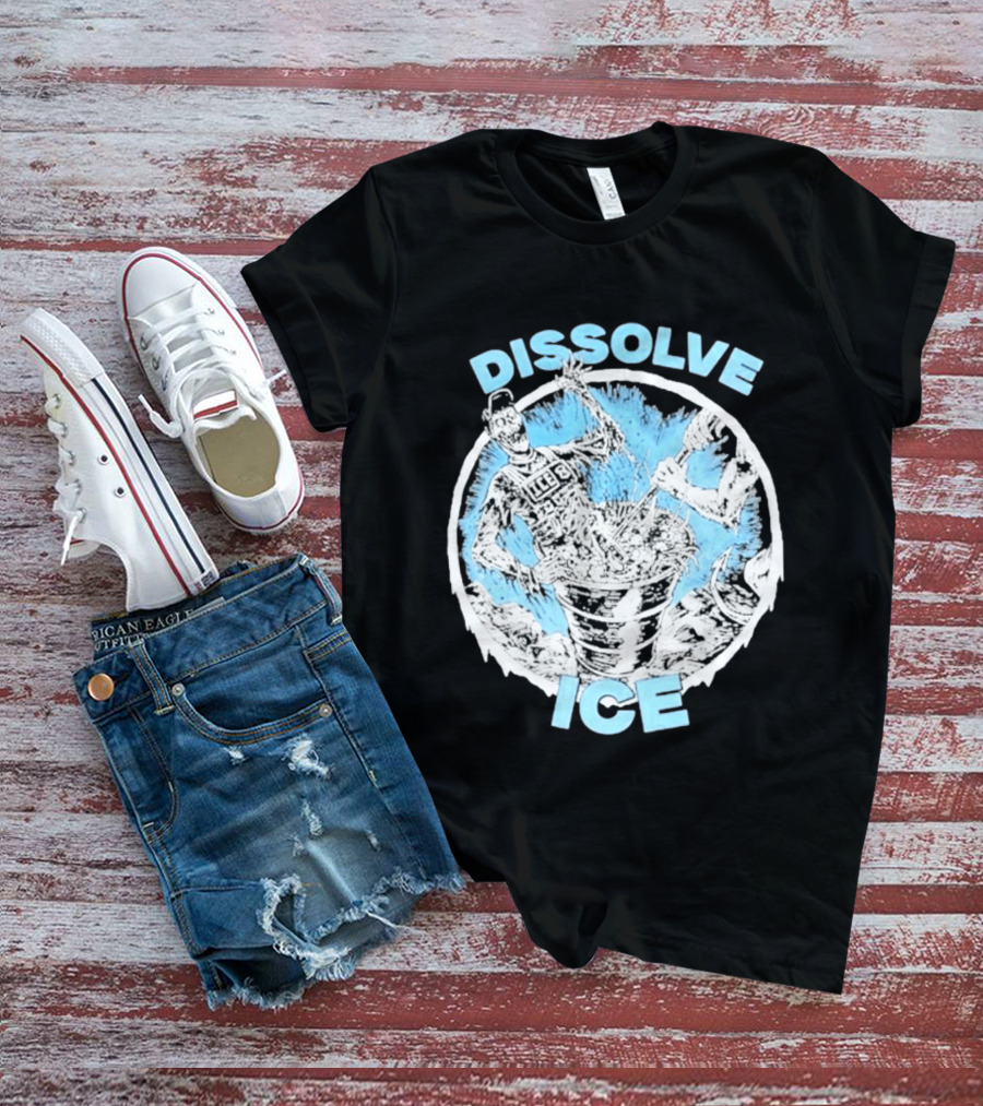 Dissolve Ice Undead Horror Bucket Stirring 2026 T-Shirt