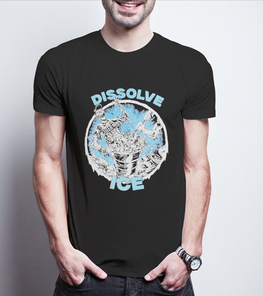 Dissolve Ice Undead Horror Bucket Stirring 2026 T-Shirt