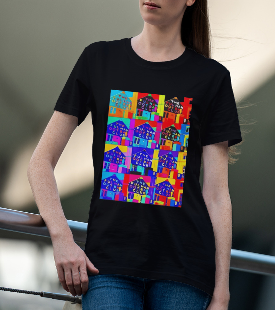 The Fulham Football Club Pop Art Craven Cottage T-Shirt
