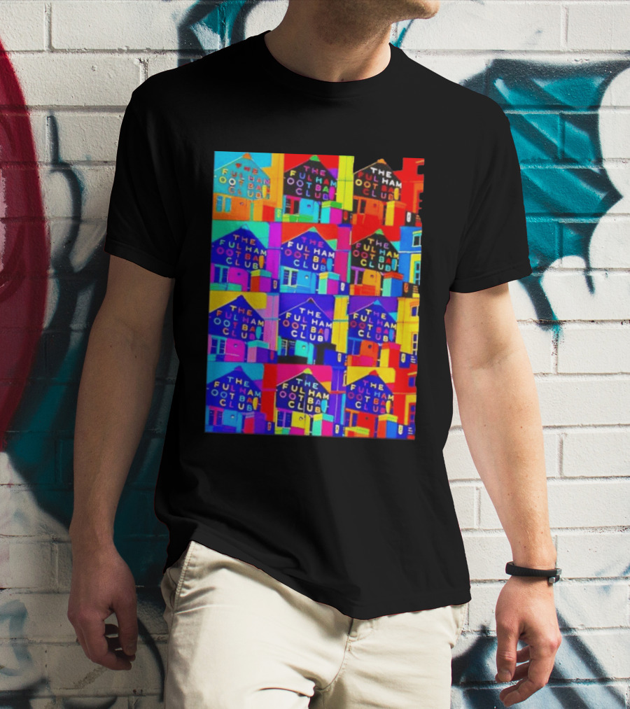 The Fulham Football Club Pop Art Craven Cottage T-Shirt