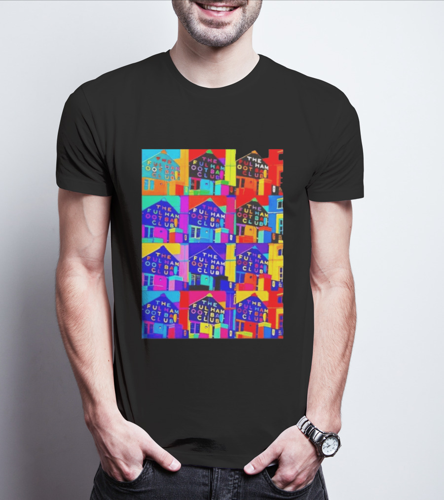 The Fulham Football Club Pop Art Craven Cottage T-Shirt