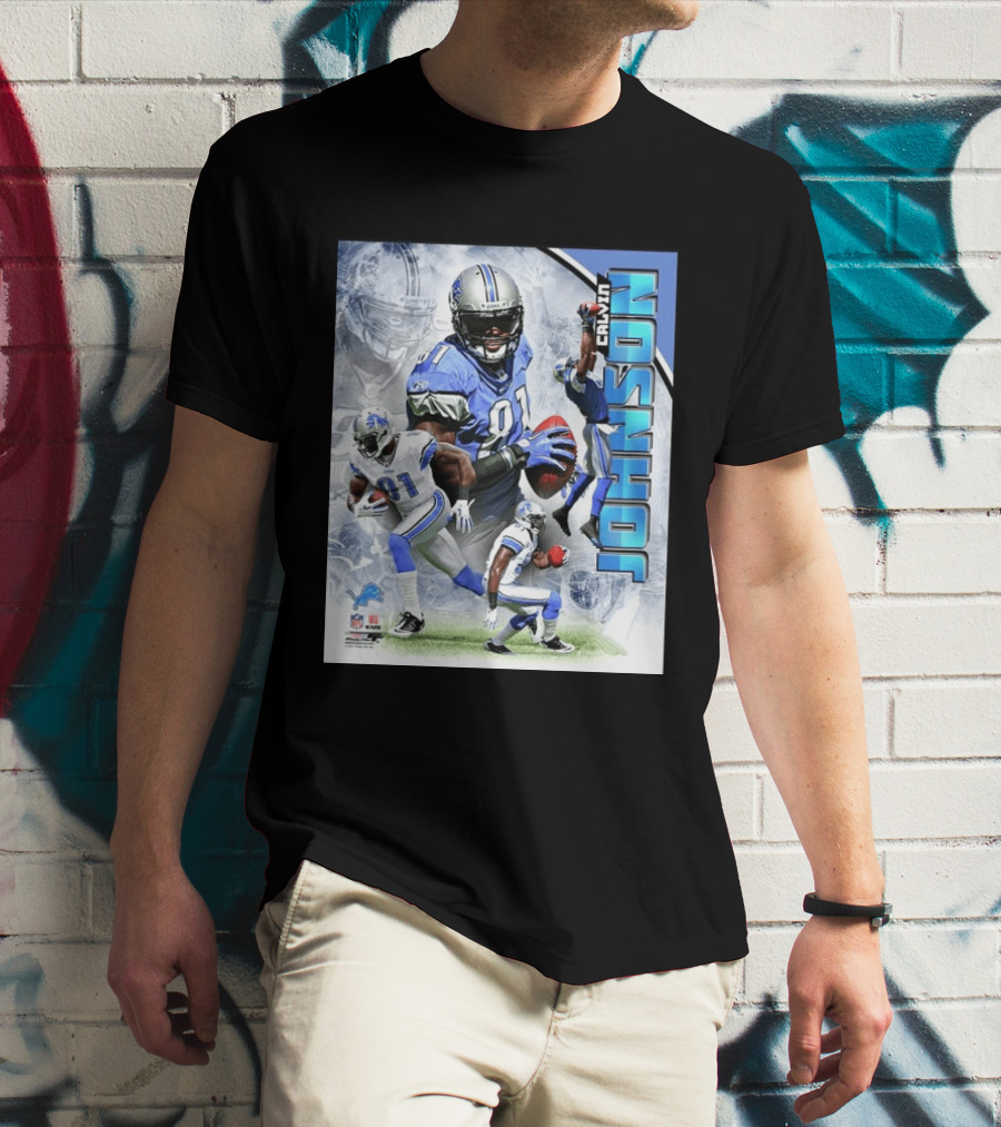 Calvin Johnson Detroit Lions NFL Football Superstar T-Shirt