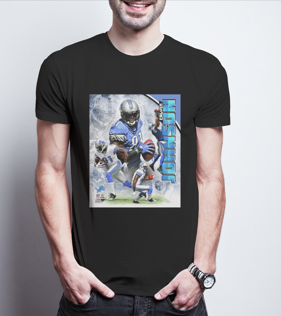 Calvin Johnson Detroit Lions NFL Football Superstar T-Shirt