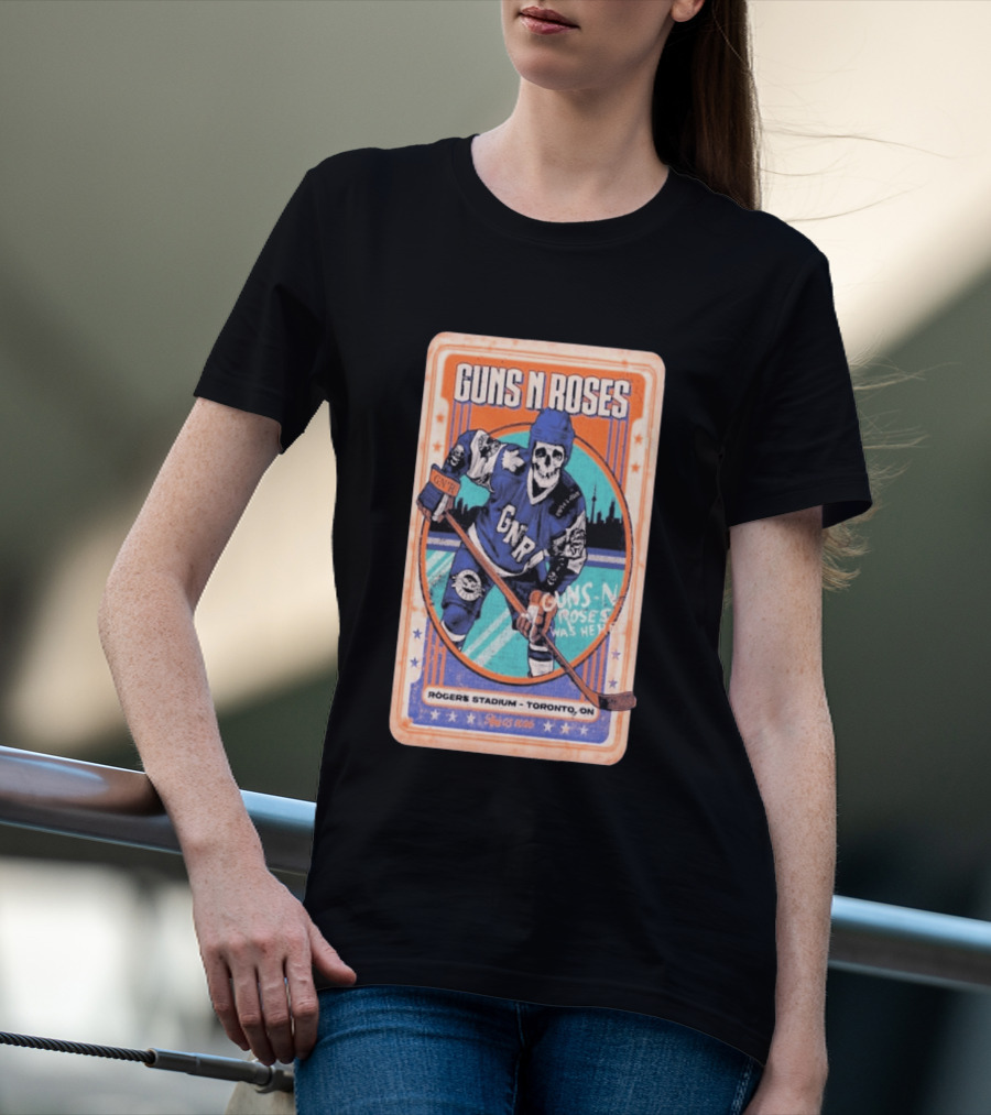 Guns N Roses Rogers Stadium Toronto ON 08 05 2026 Hockey Skeleton T-Shirt