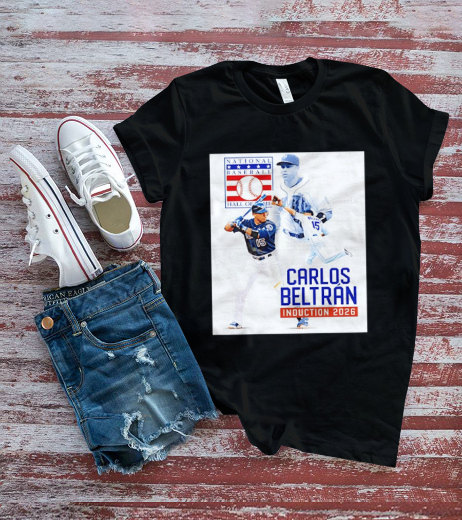 Carlos Beltran National Baseball Hall Of Fame Induction 2026 T-Shirt