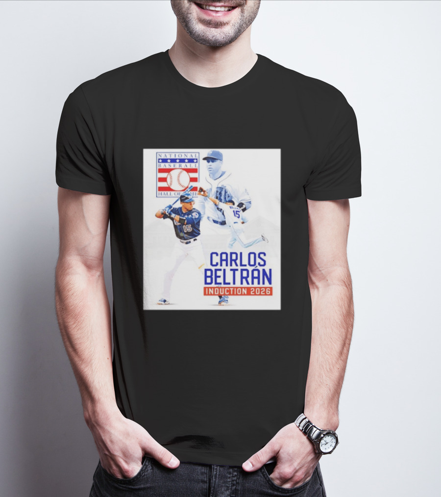 Carlos Beltran National Baseball Hall Of Fame Induction 2026 T-Shirt