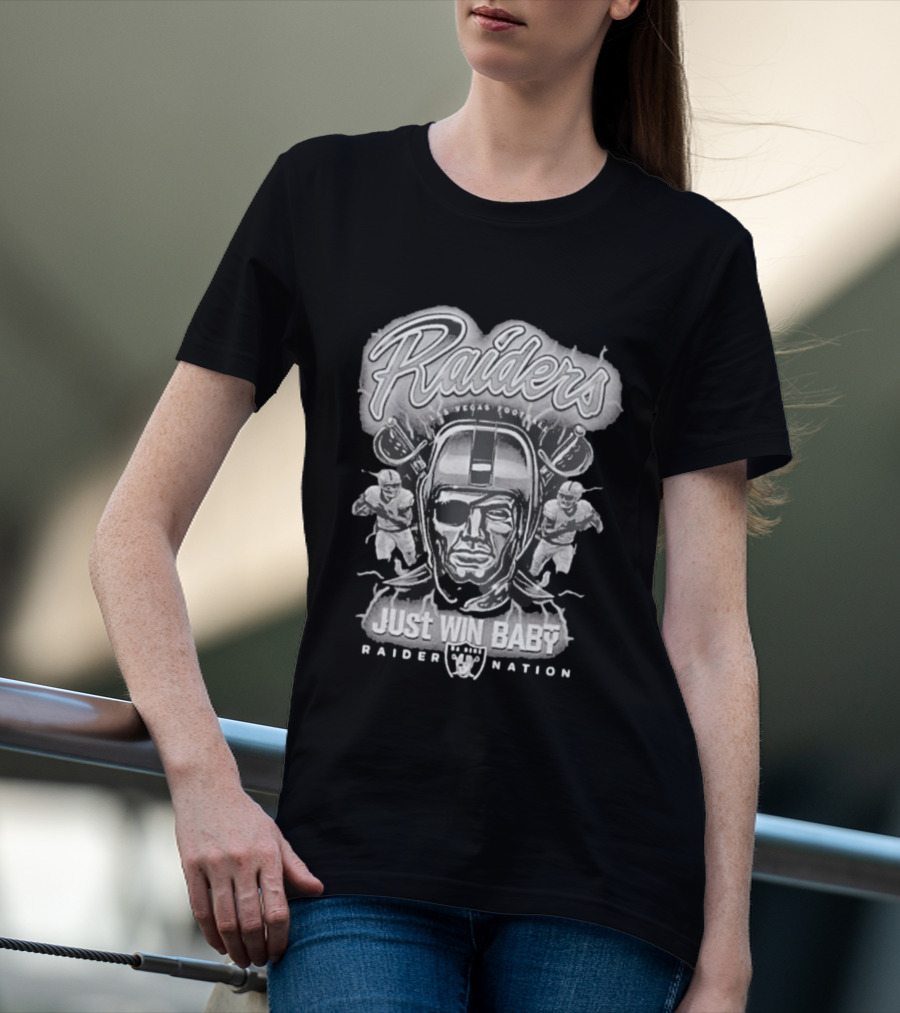 Raider Nation Las Vegas Football Just Win Baby T-Shirt