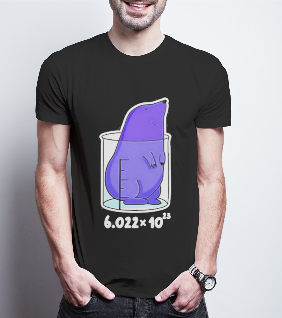 Mole 6.022 X 10²³ Avogadro Chemistry Beaker T-Shirt